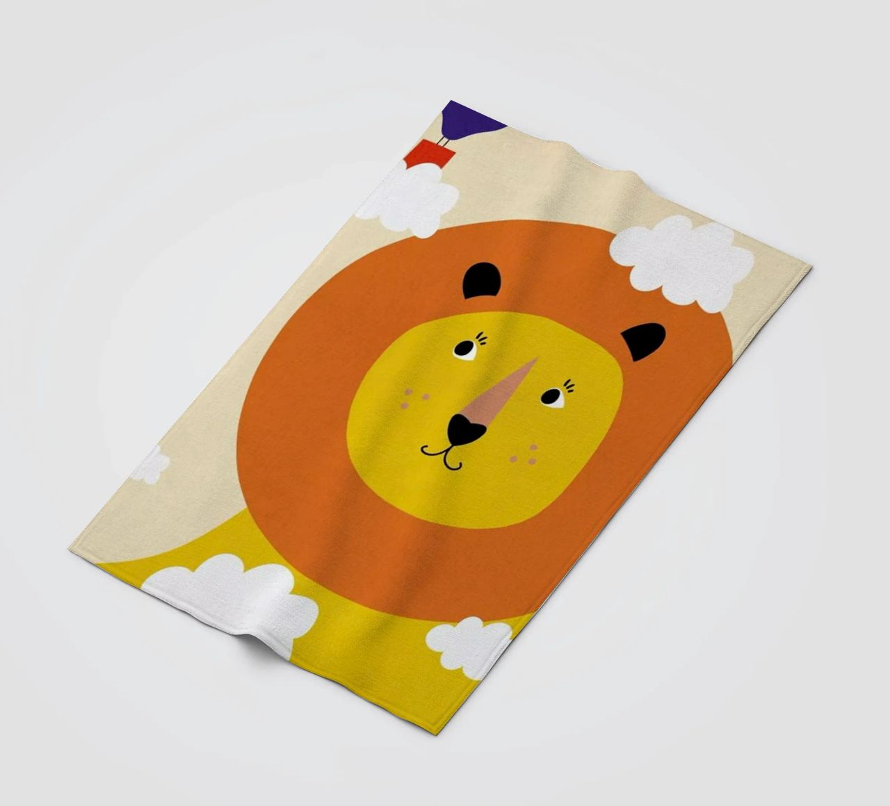 Head in the Clouds fleece blanket by Little Flourishes
