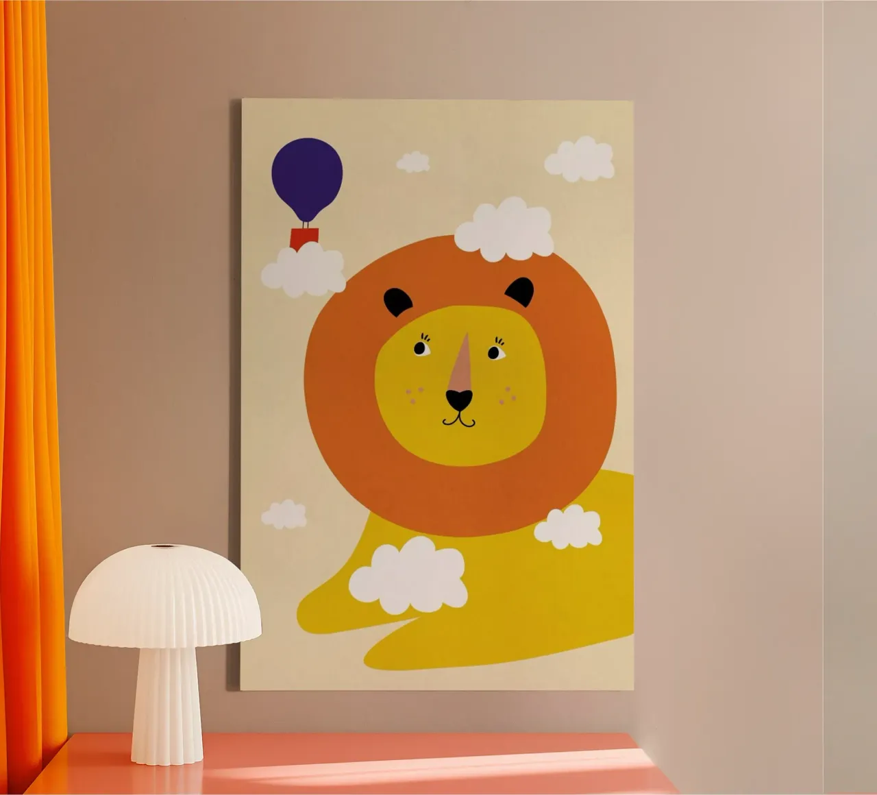 Head in the Clouds canvas by Little Flourishes