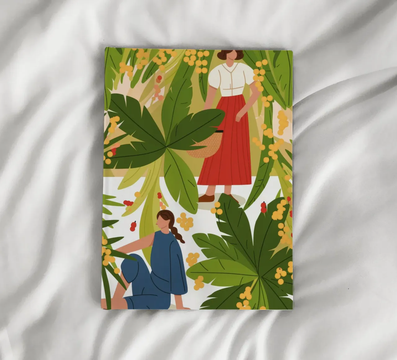 Enchanted Botanical Harmony notebook by Veiled Canvas