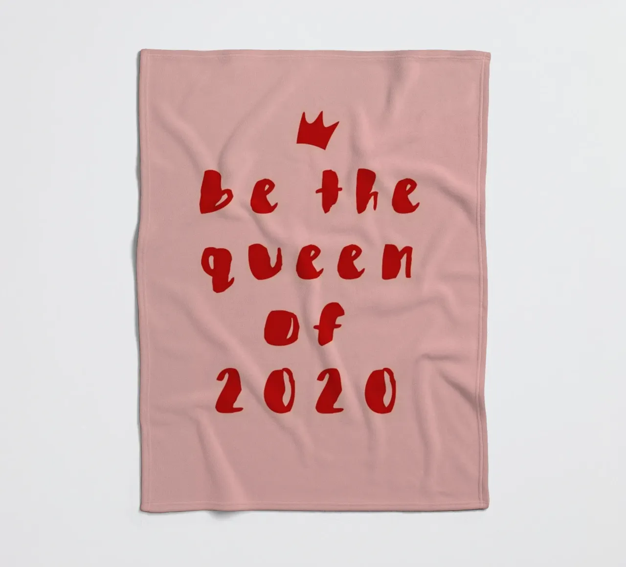 Queen of 2020 fleece blanket by daylight design studio