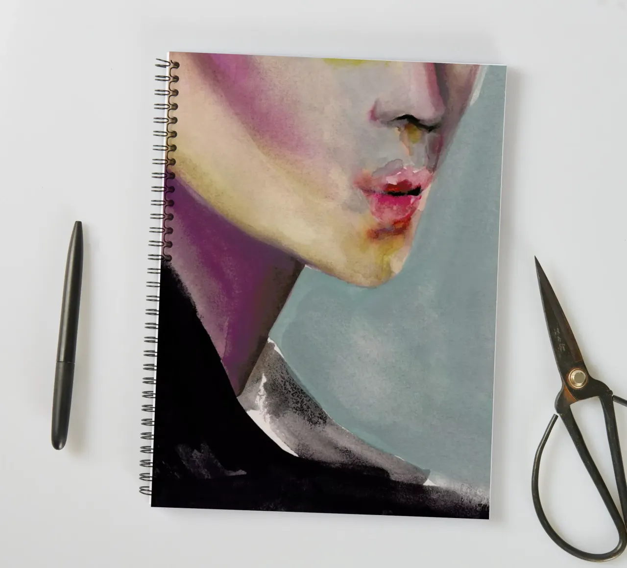 A Happy Contained in Today spiral notebook by Victoria Verbaan