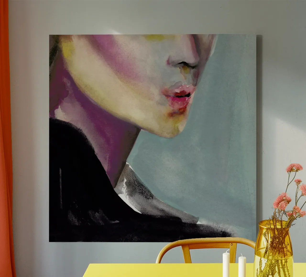 A Happy Contained in Today tela da Victoria Verbaan