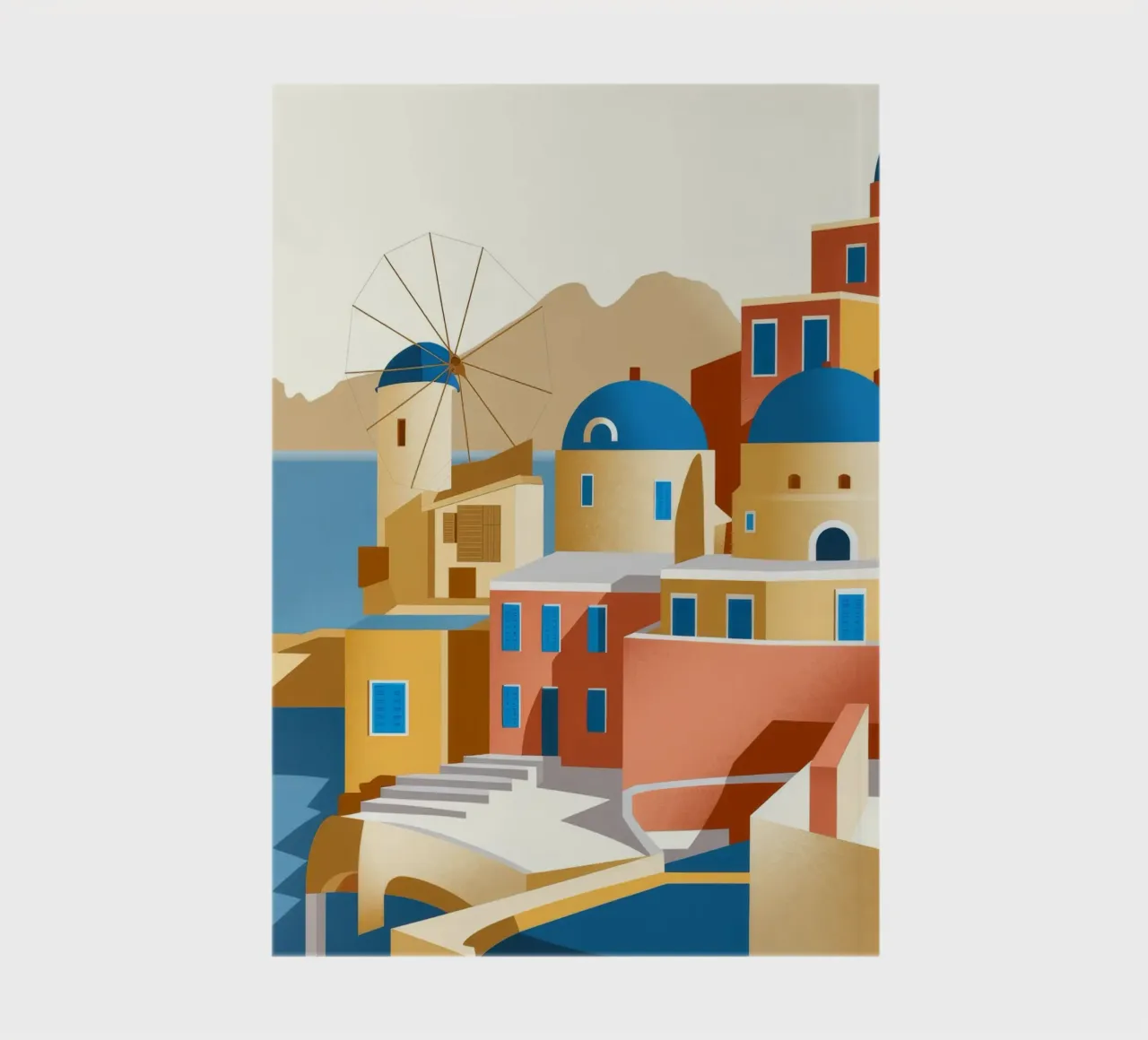 Mediterranean Dreamscape Bliss notebook by Veiled Canvas
