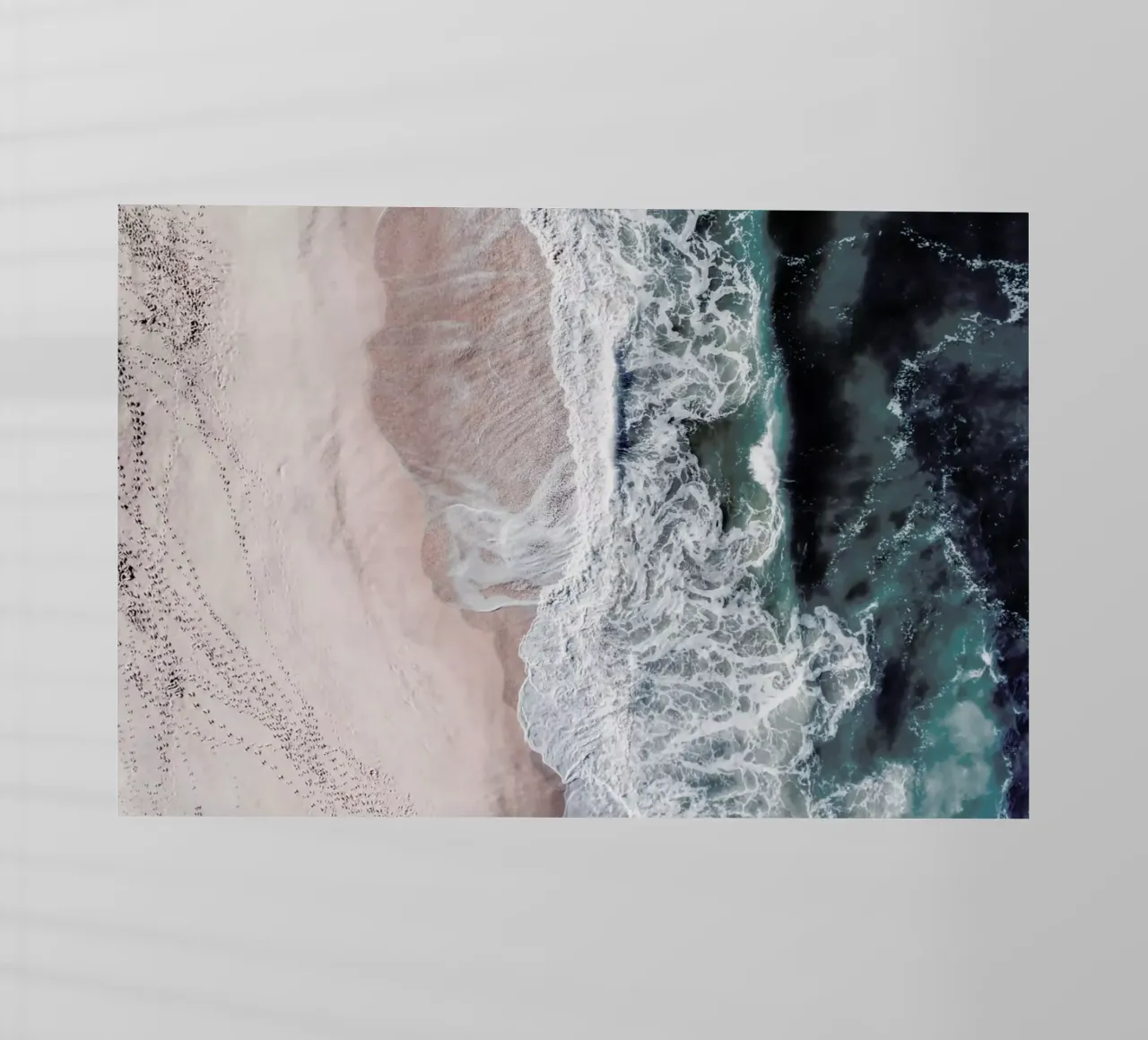 Crashing Waves pellicola backlit da Ingrid Beddoes