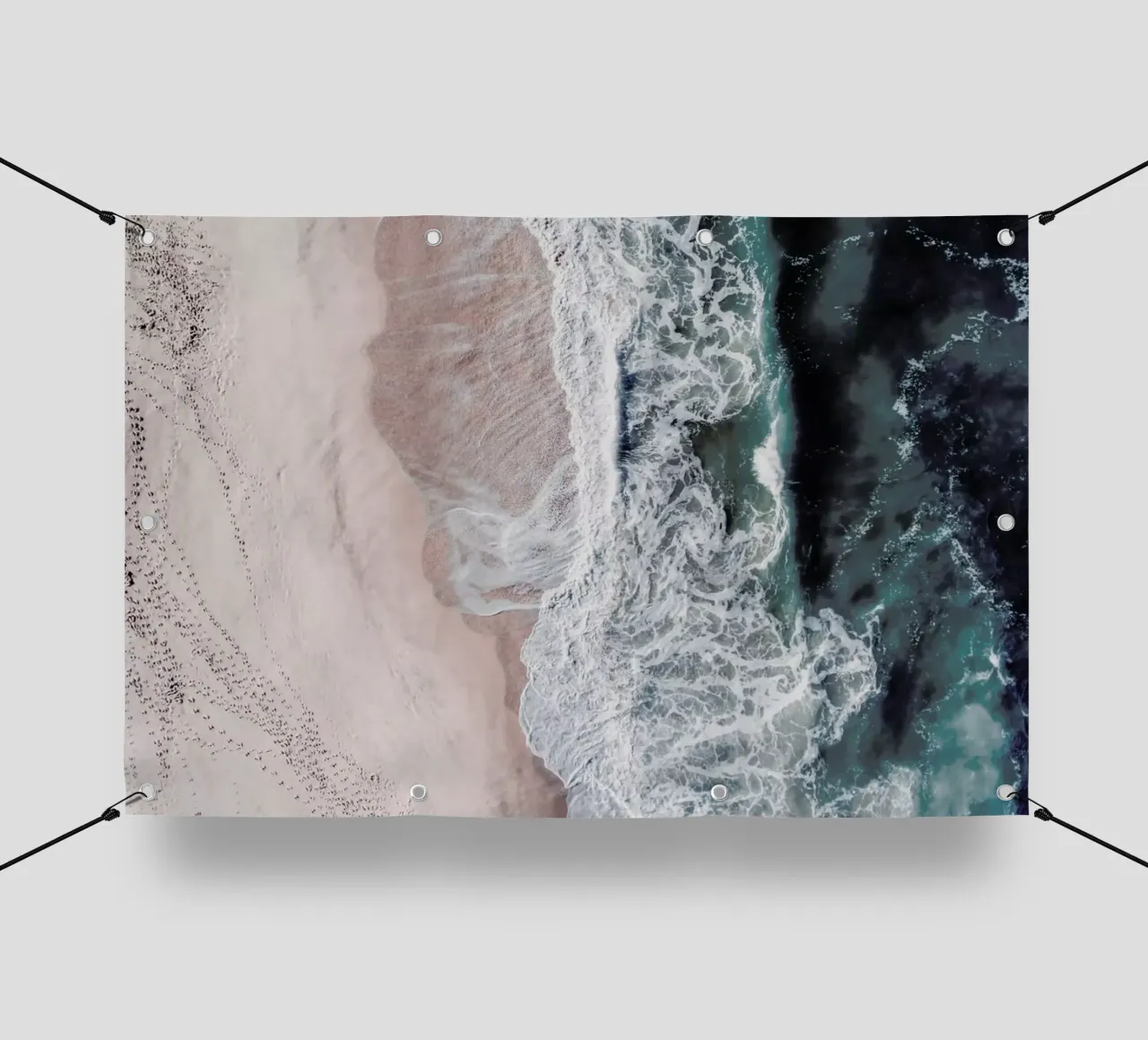 Crashing Waves telo in pvc da Ingrid Beddoes