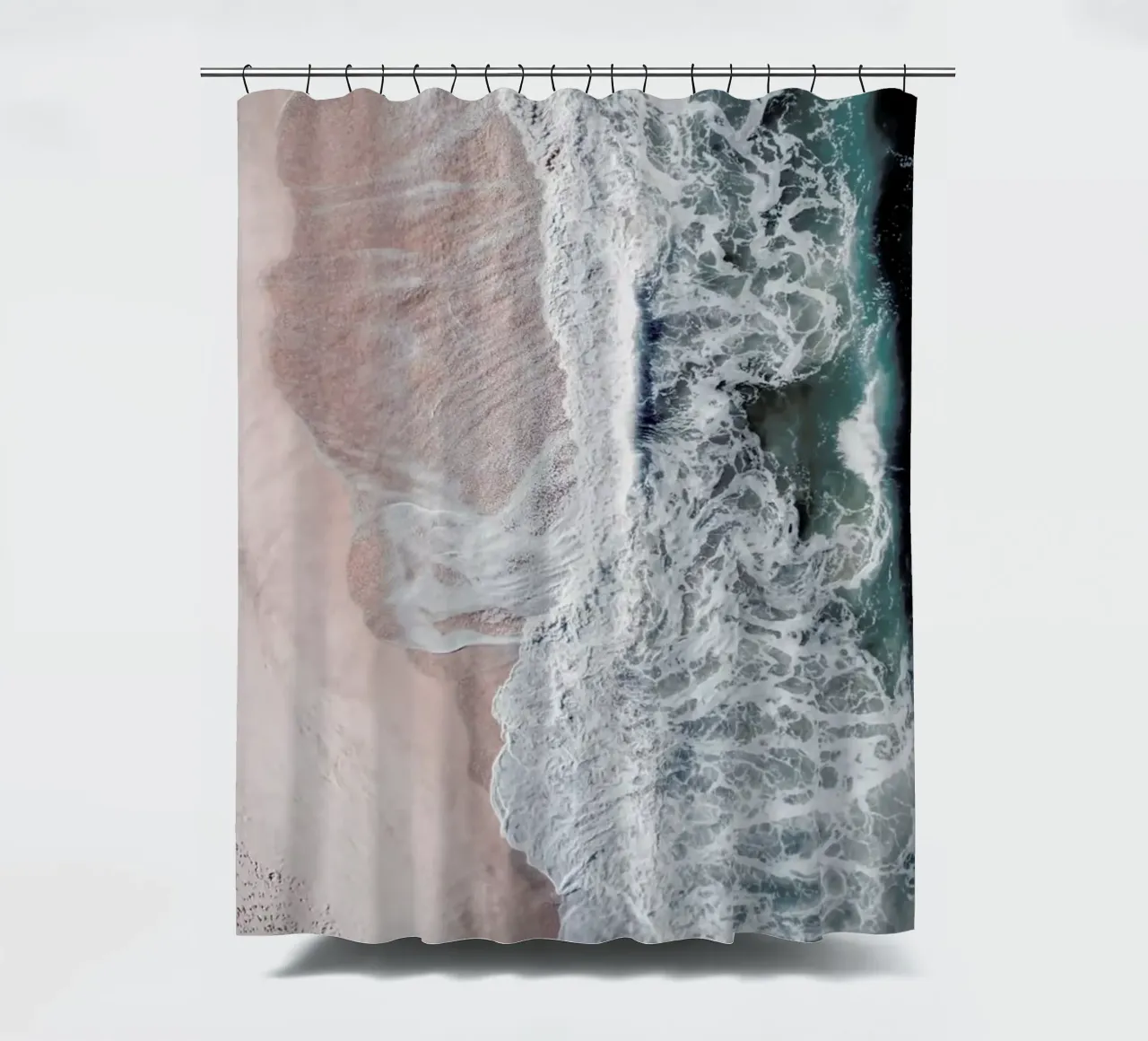 Crashing Waves tenda da doccia da Ingrid Beddoes