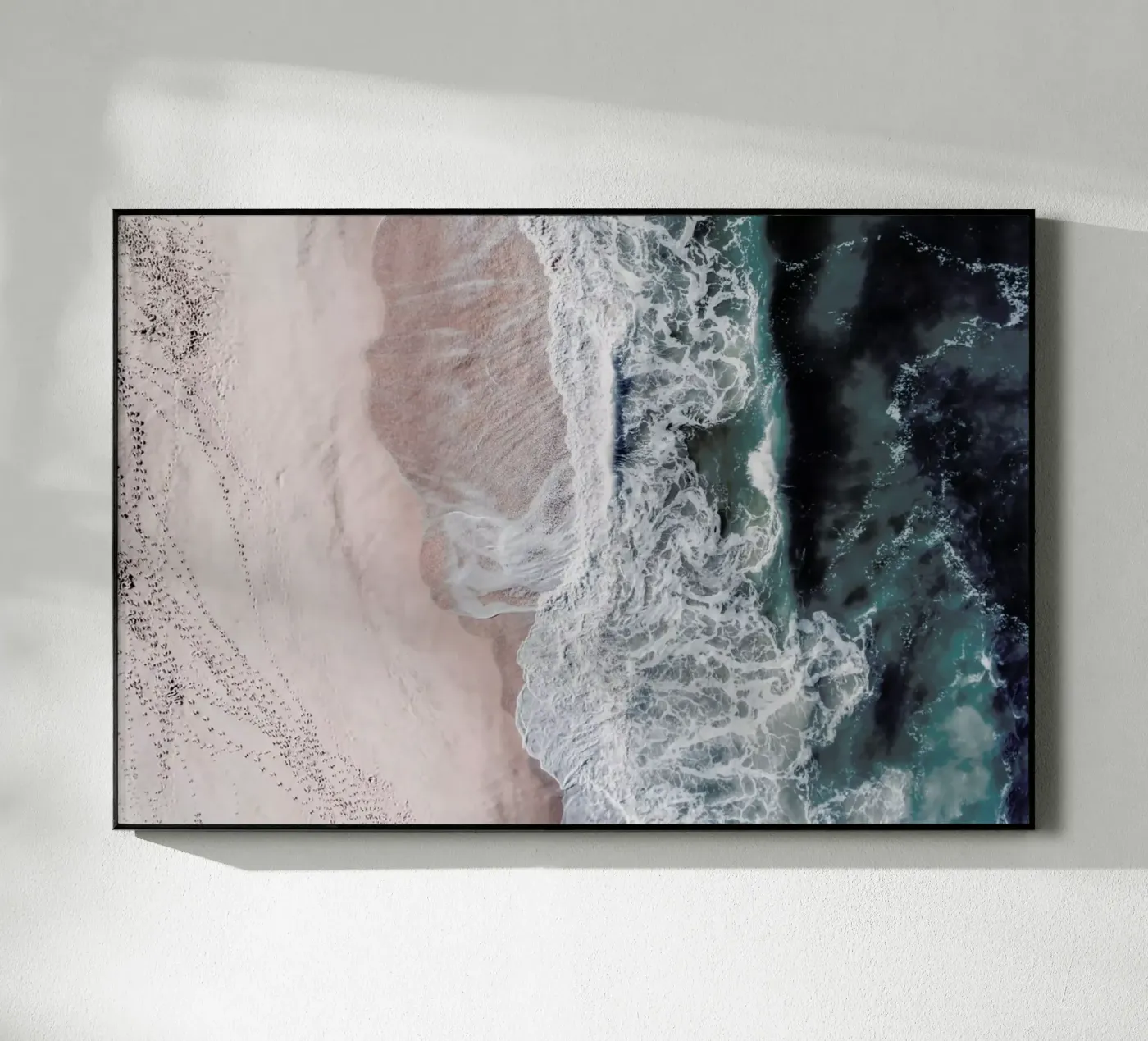 Crashing Waves acrylic glass by Ingrid Beddoes