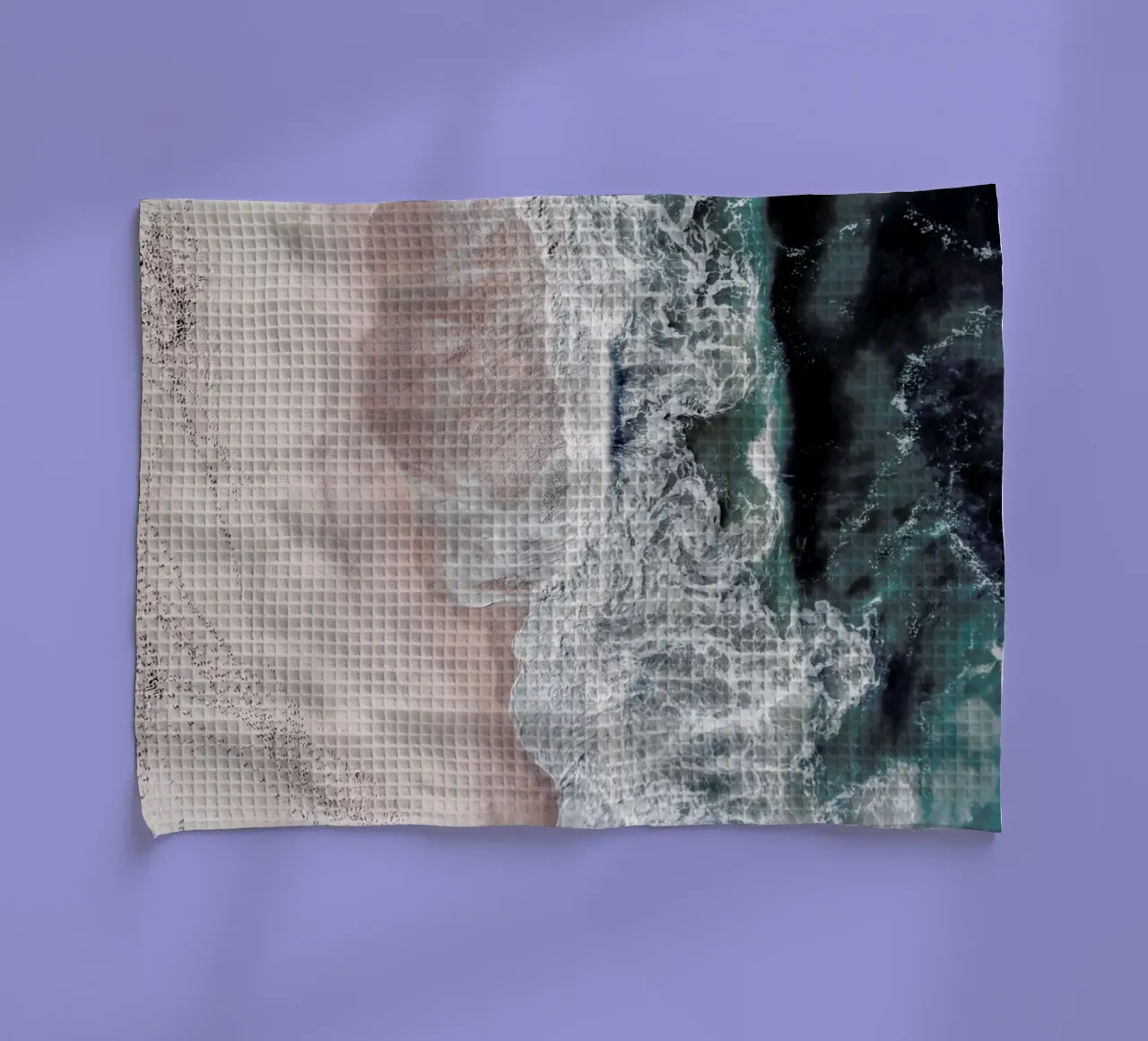 Crashing Waves canovaccio da cucina da Ingrid Beddoes