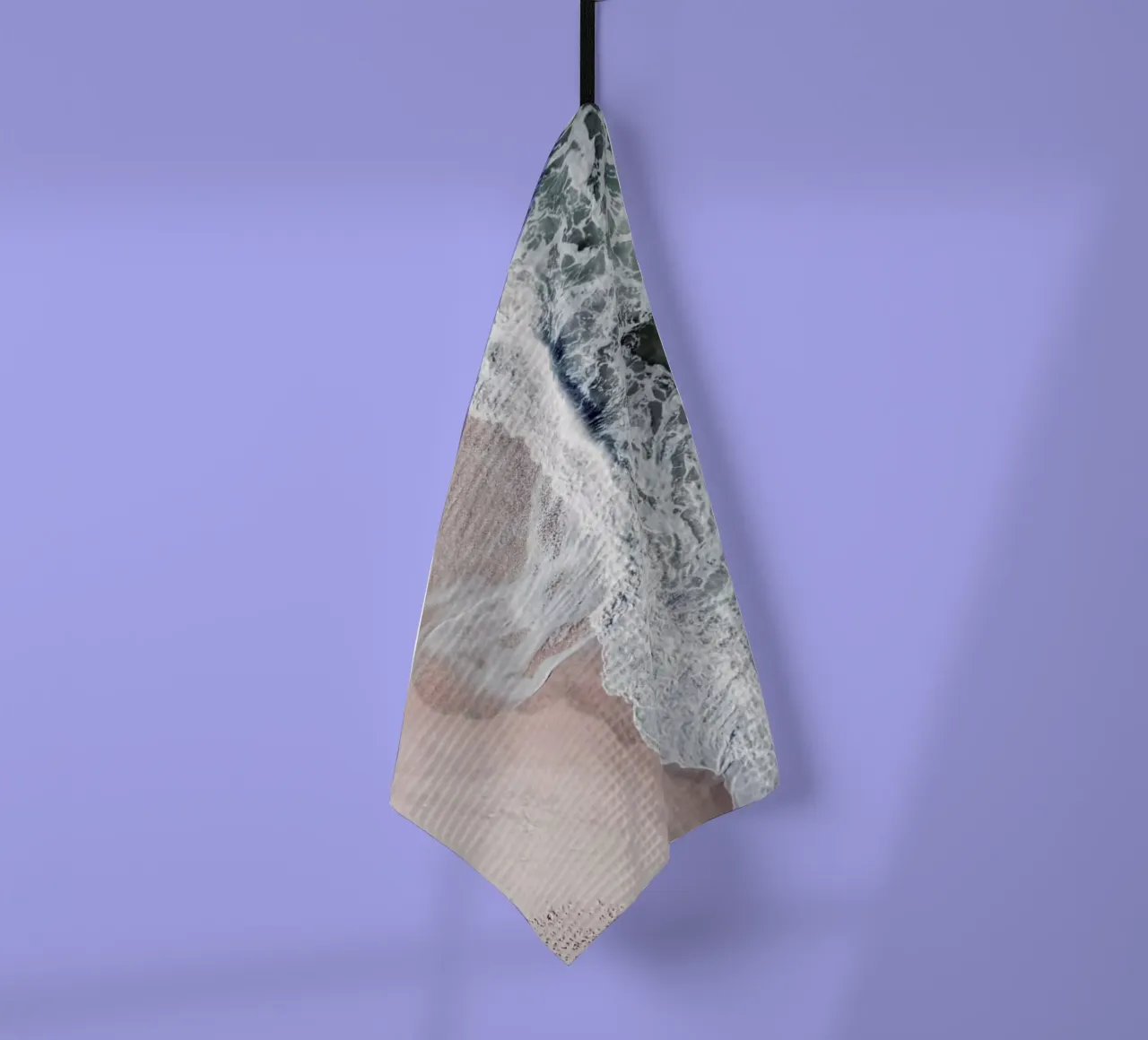 Crashing Waves canovaccio da cucina da Ingrid Beddoes