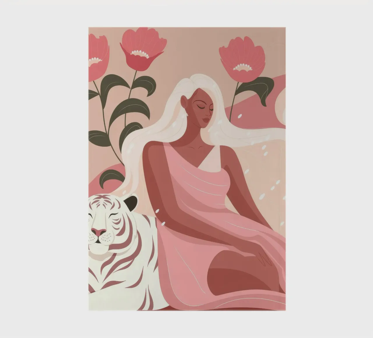 Guardiano della Tigre Mistica diario da Veiled Canvas