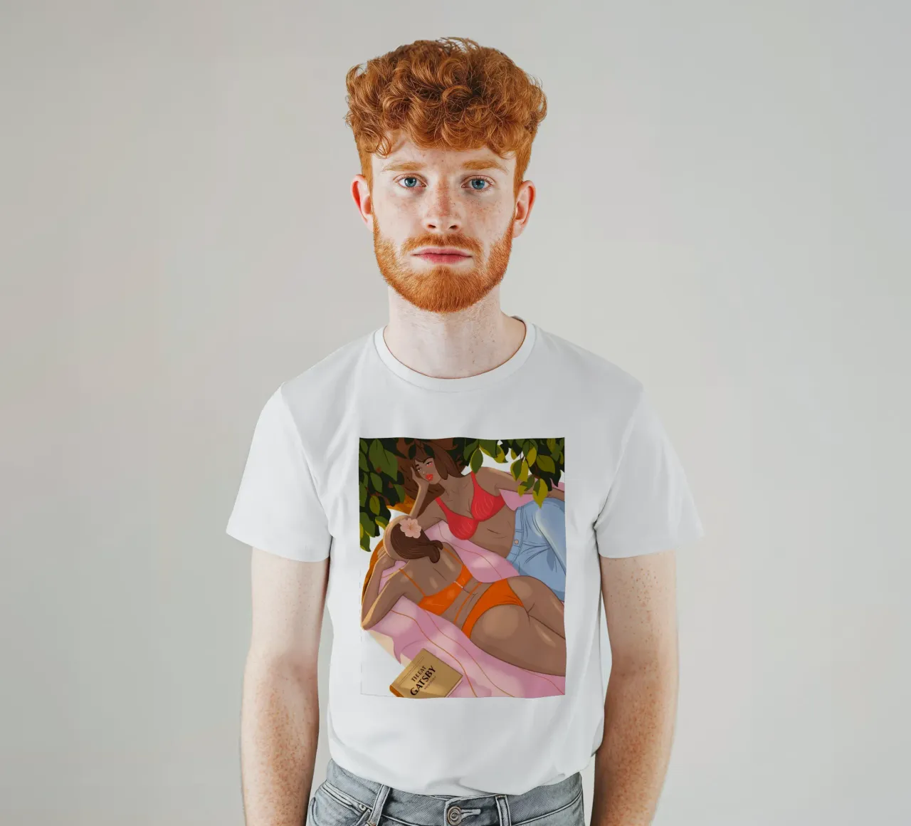 Fuga intima in giardino t-shirt da Veiled Canvas