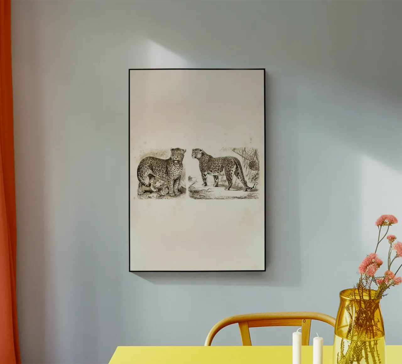 Jaguars acrylic glass by Flora & Fauna