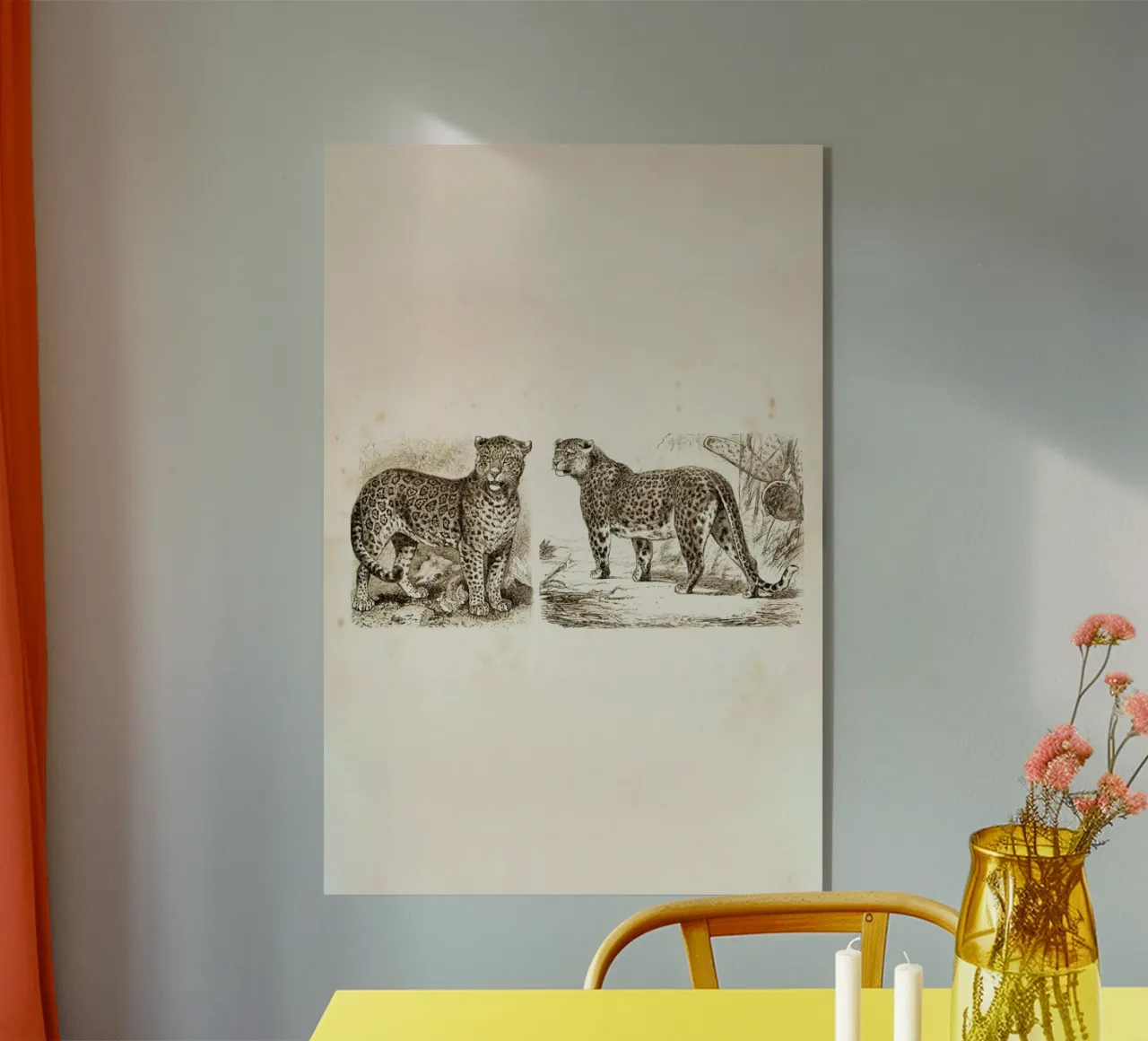 Jaguars acrylic glass by Flora & Fauna