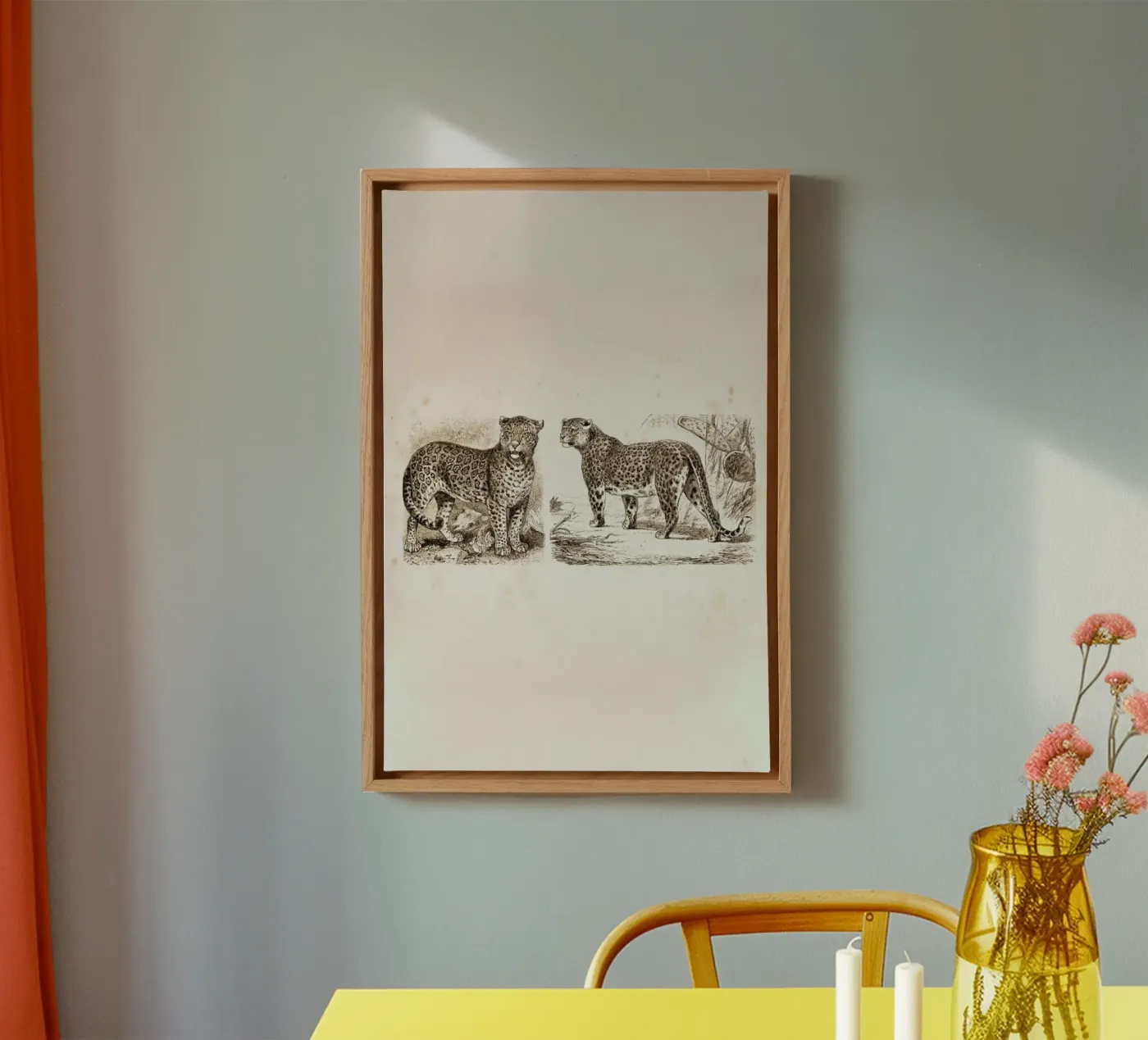 Jaguars tela da Flora & Fauna