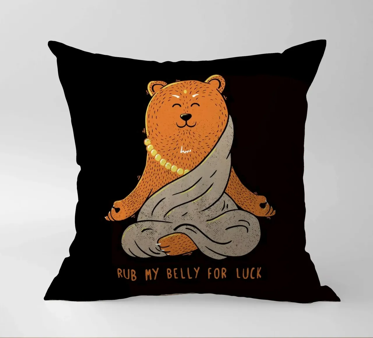 Buddha Bear cuscino da Tobe Fonseca