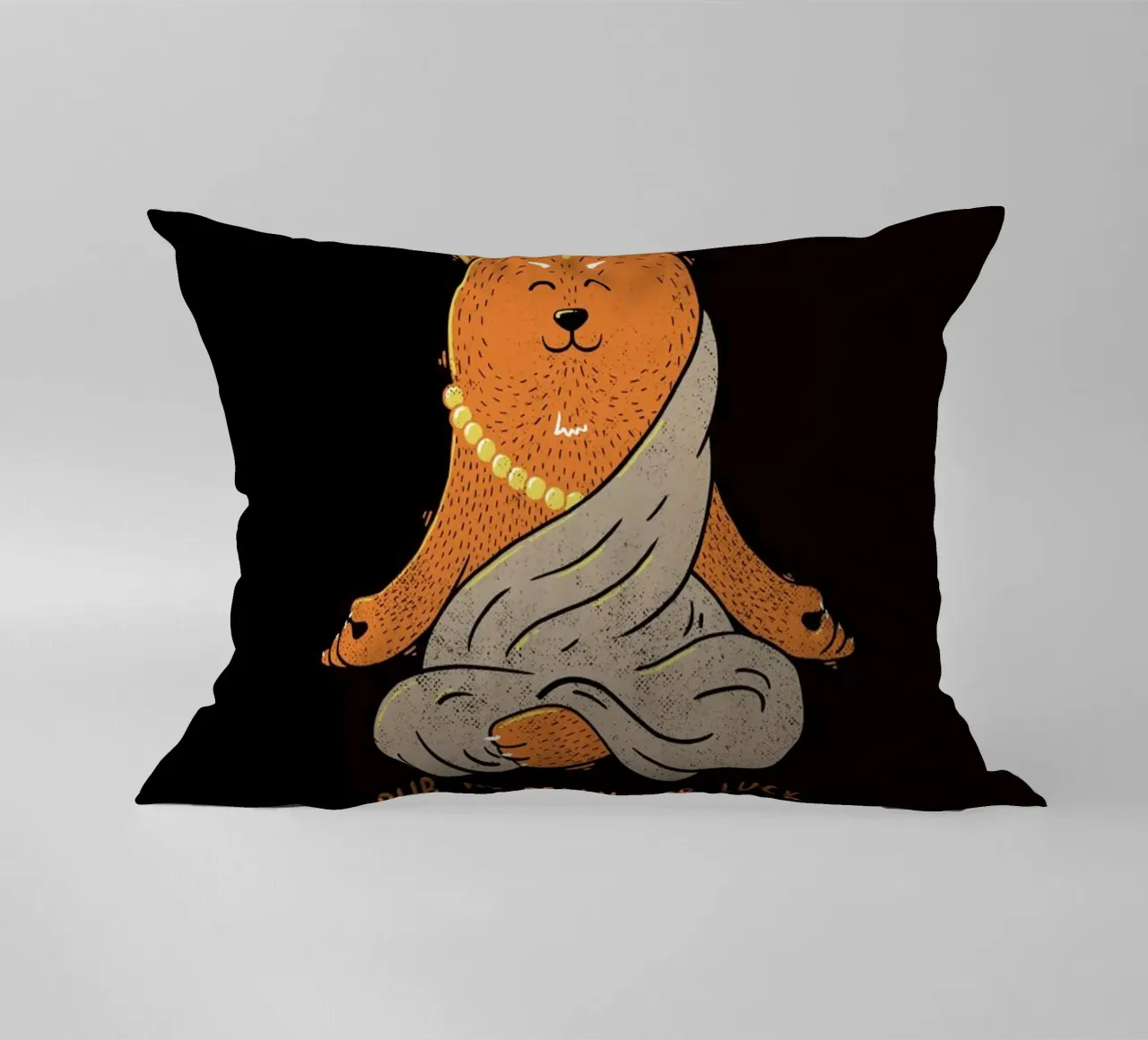 Buddha Bear cuscino da Tobe Fonseca