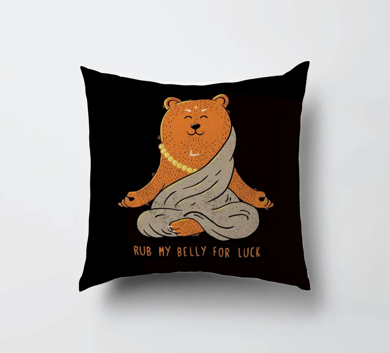 Buddha Bear cuscino da Tobe Fonseca
