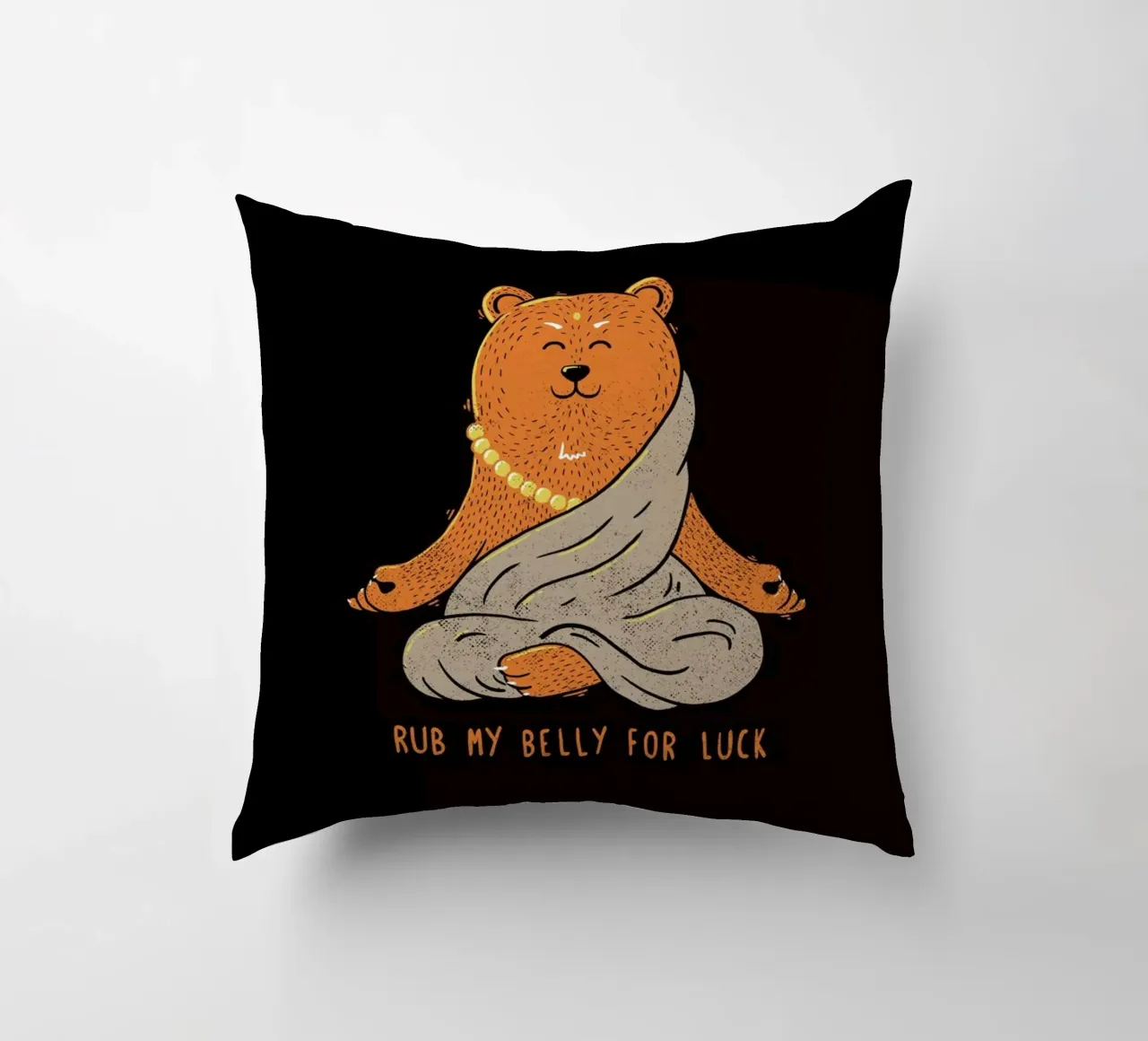 Buddha Bear cuscino da Tobe Fonseca