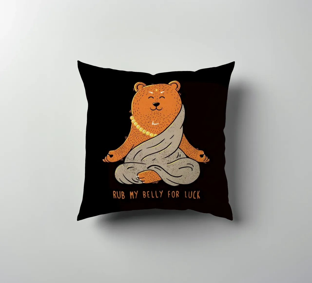 Buddha Bear cuscino da Tobe Fonseca