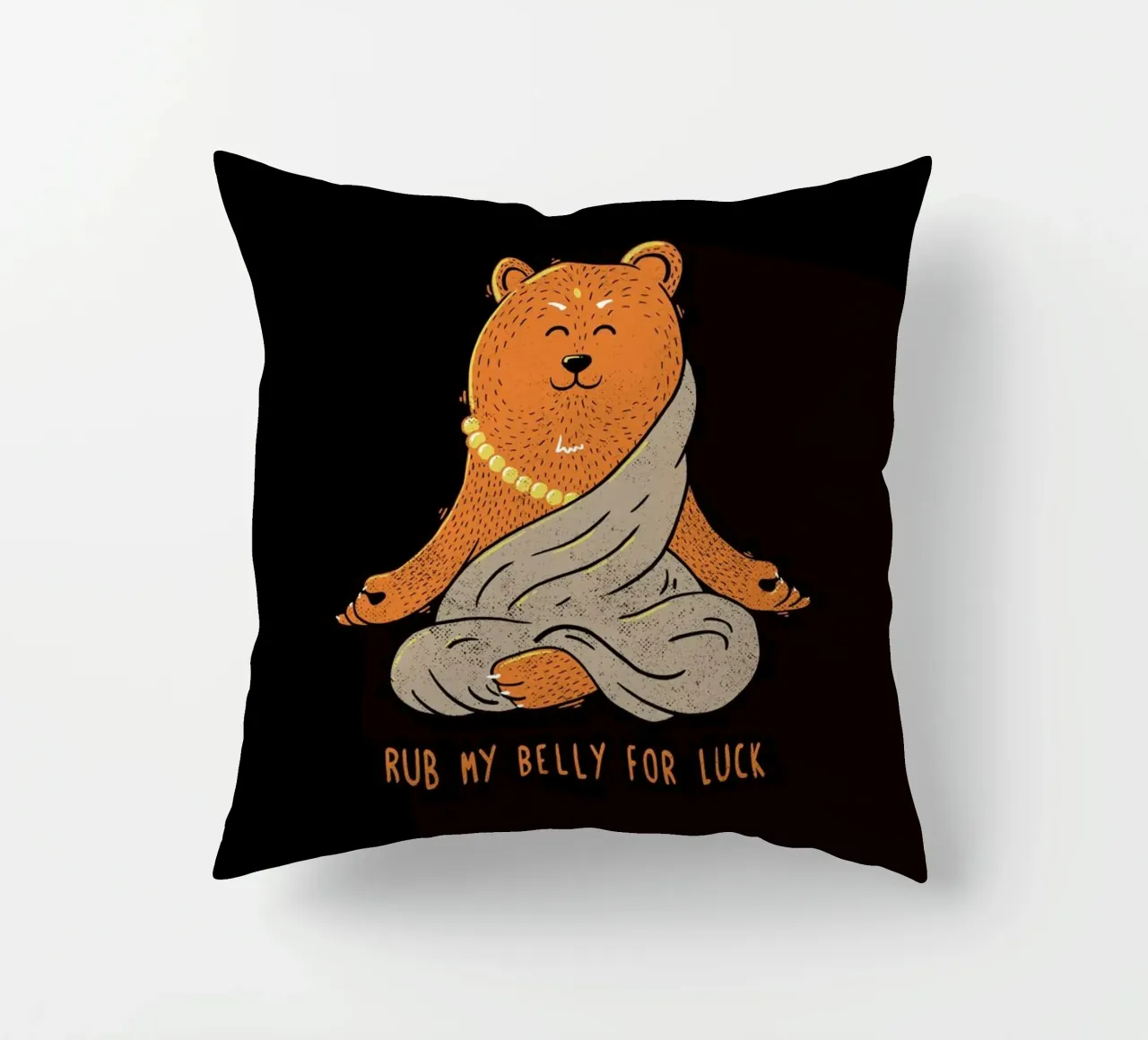 Buddha Bear cuscino da Tobe Fonseca