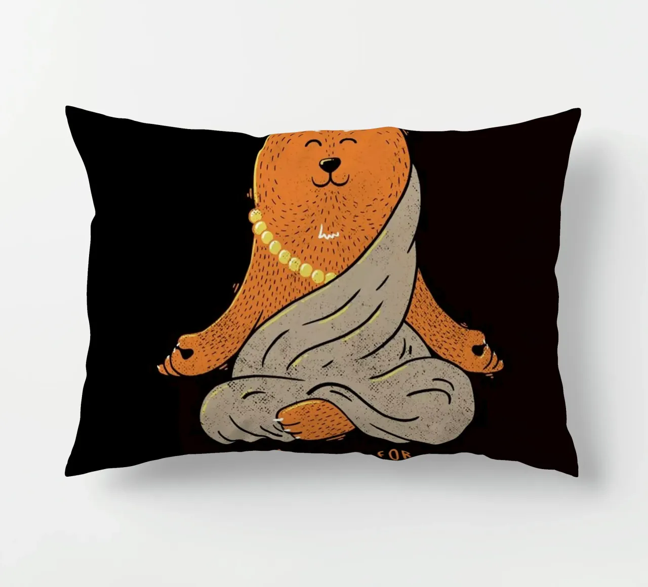 Buddha Bear cuscino da Tobe Fonseca