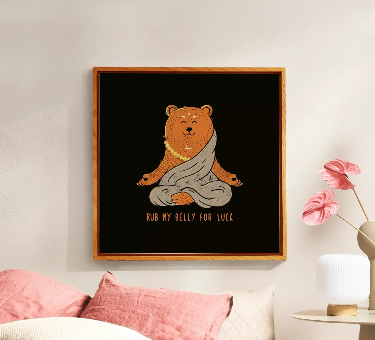 Buddha Bear plexiglass da Tobe Fonseca