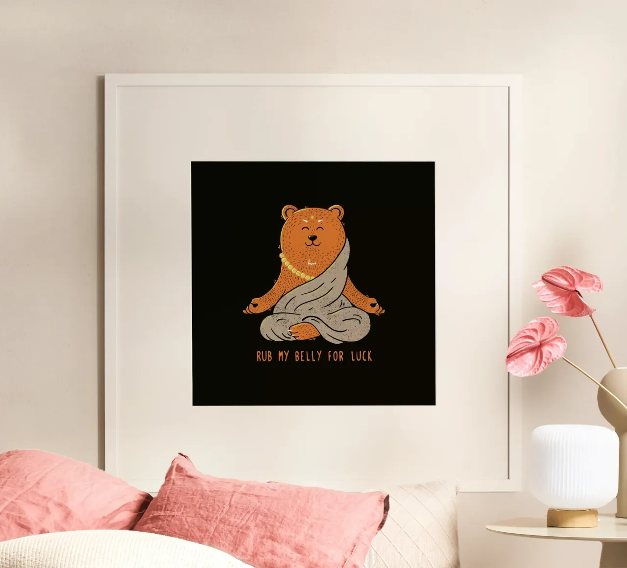Buddha Bear poster da Tobe Fonseca