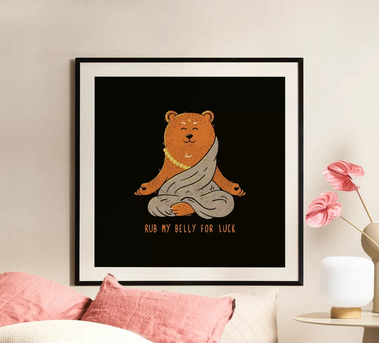 Buddha Bear poster da Tobe Fonseca