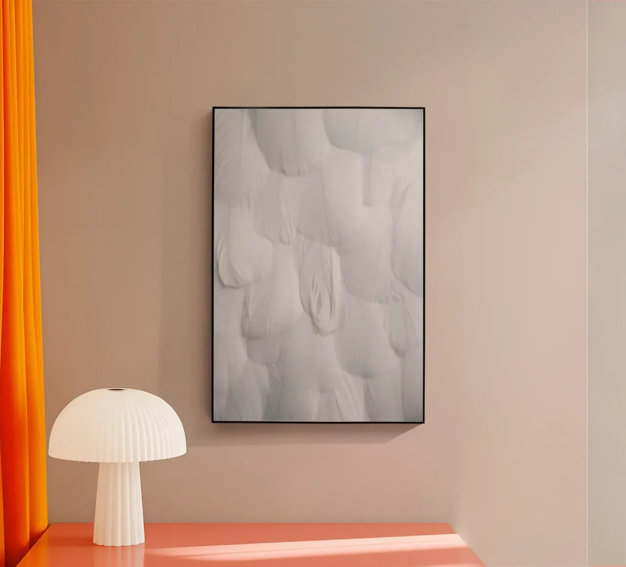 Soft White Feathers plexiglass da Studio Nahili