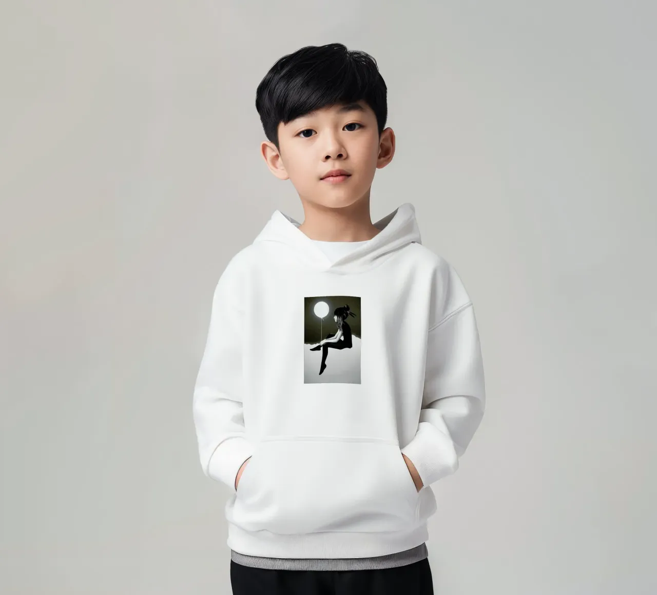 No Such Thing As Nothing (by Night) Kinder Hoodie von Ruben Ireland