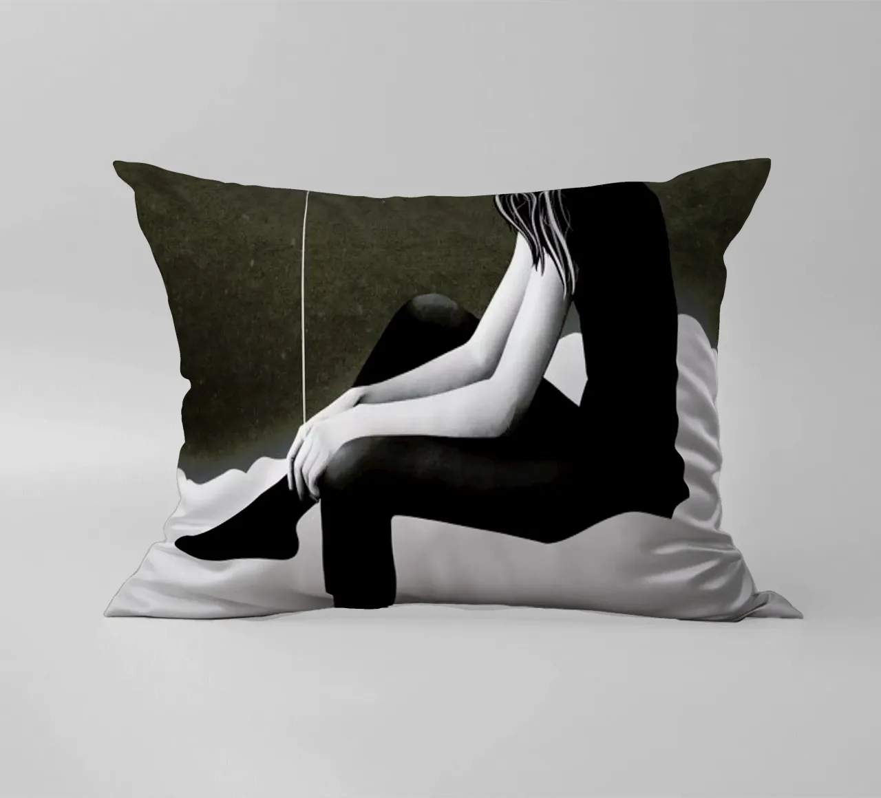 No Such Thing As Nothing (by Night) cuscino da Ruben Ireland