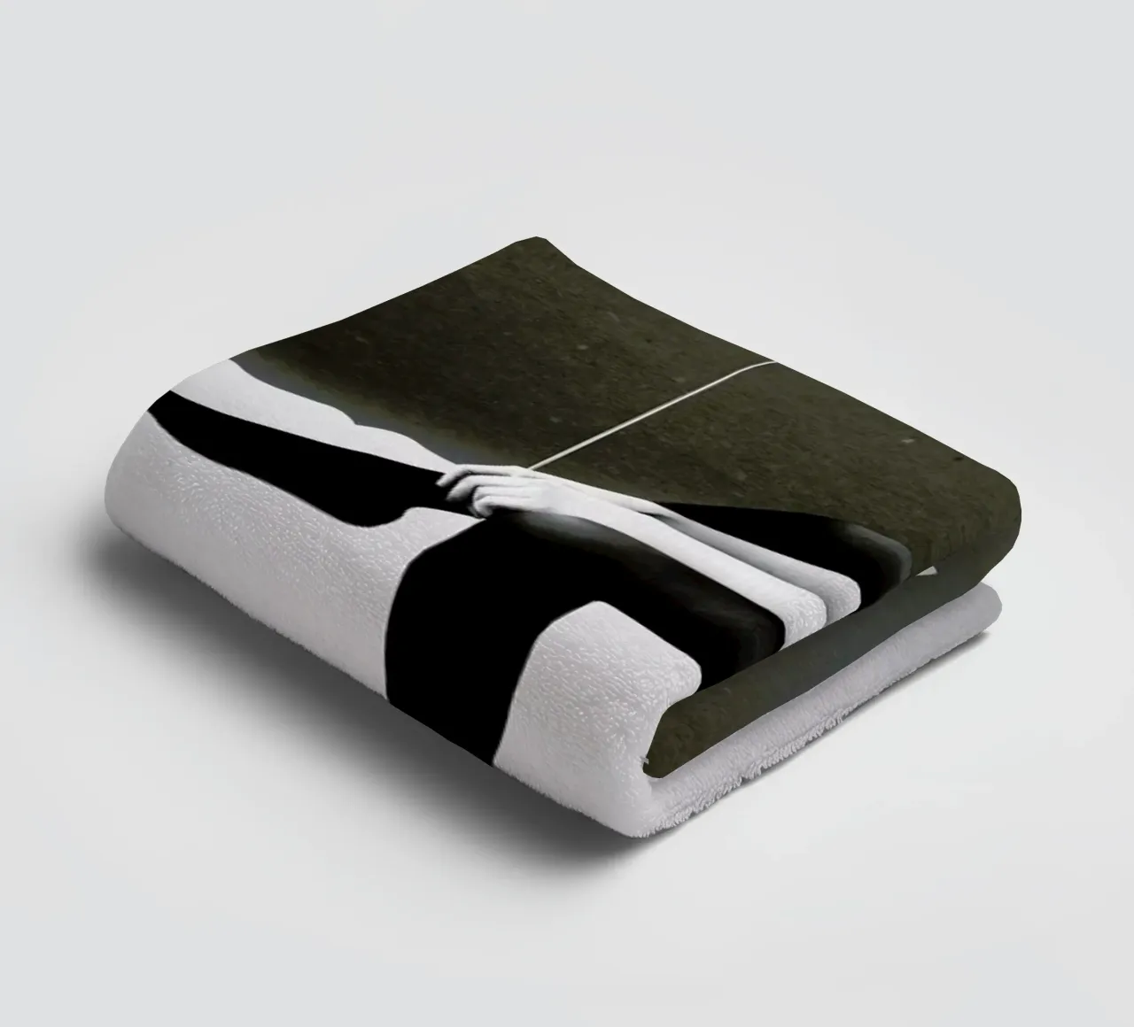 No Such Thing As Nothing (by Night) towel by Ruben Ireland