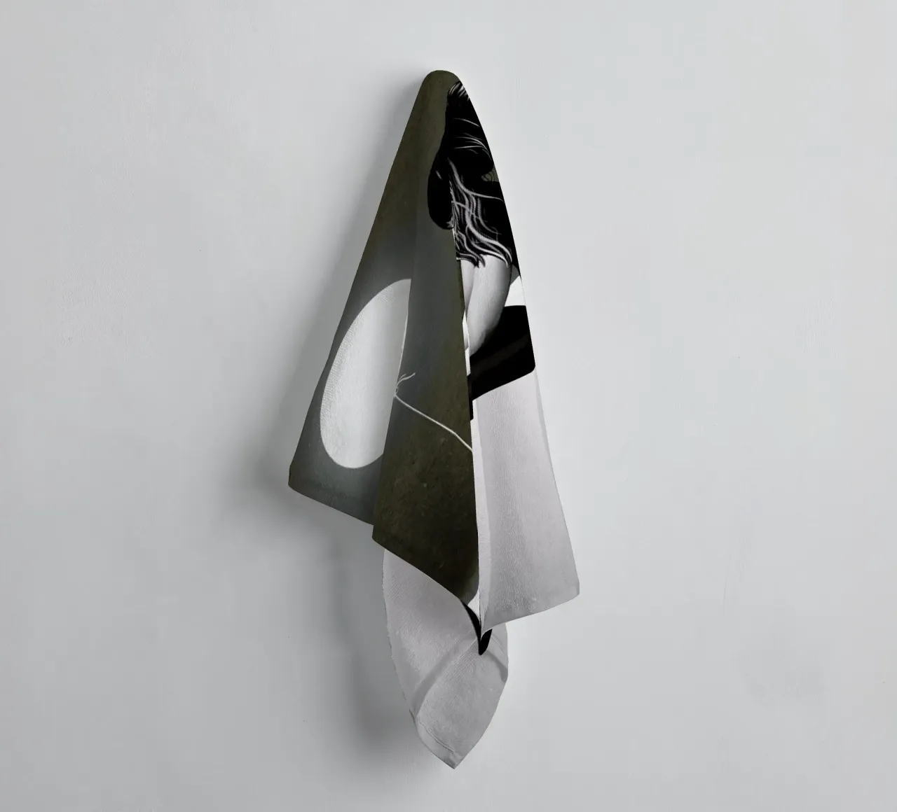 No Such Thing As Nothing (by Night) towel by Ruben Ireland