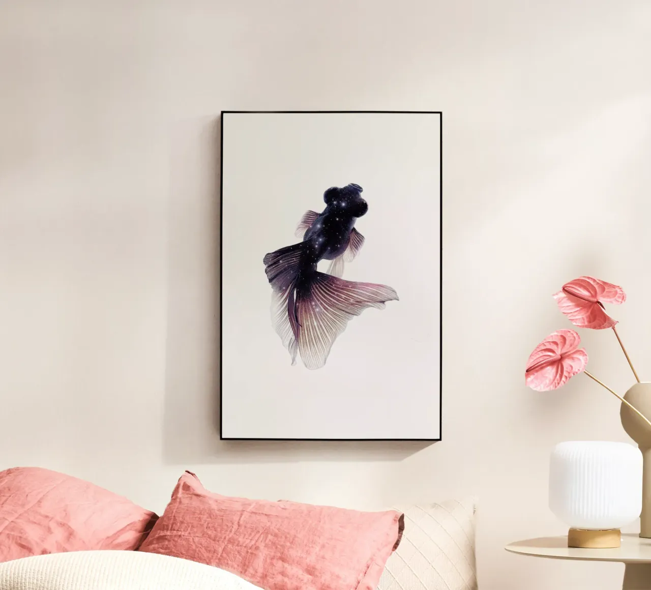 Galaxy Goldfish plexiglass da Jonas Loose