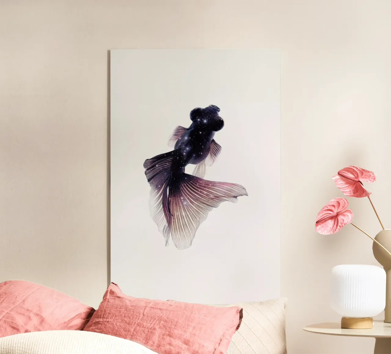 Galaxy Goldfish plexiglass da Jonas Loose