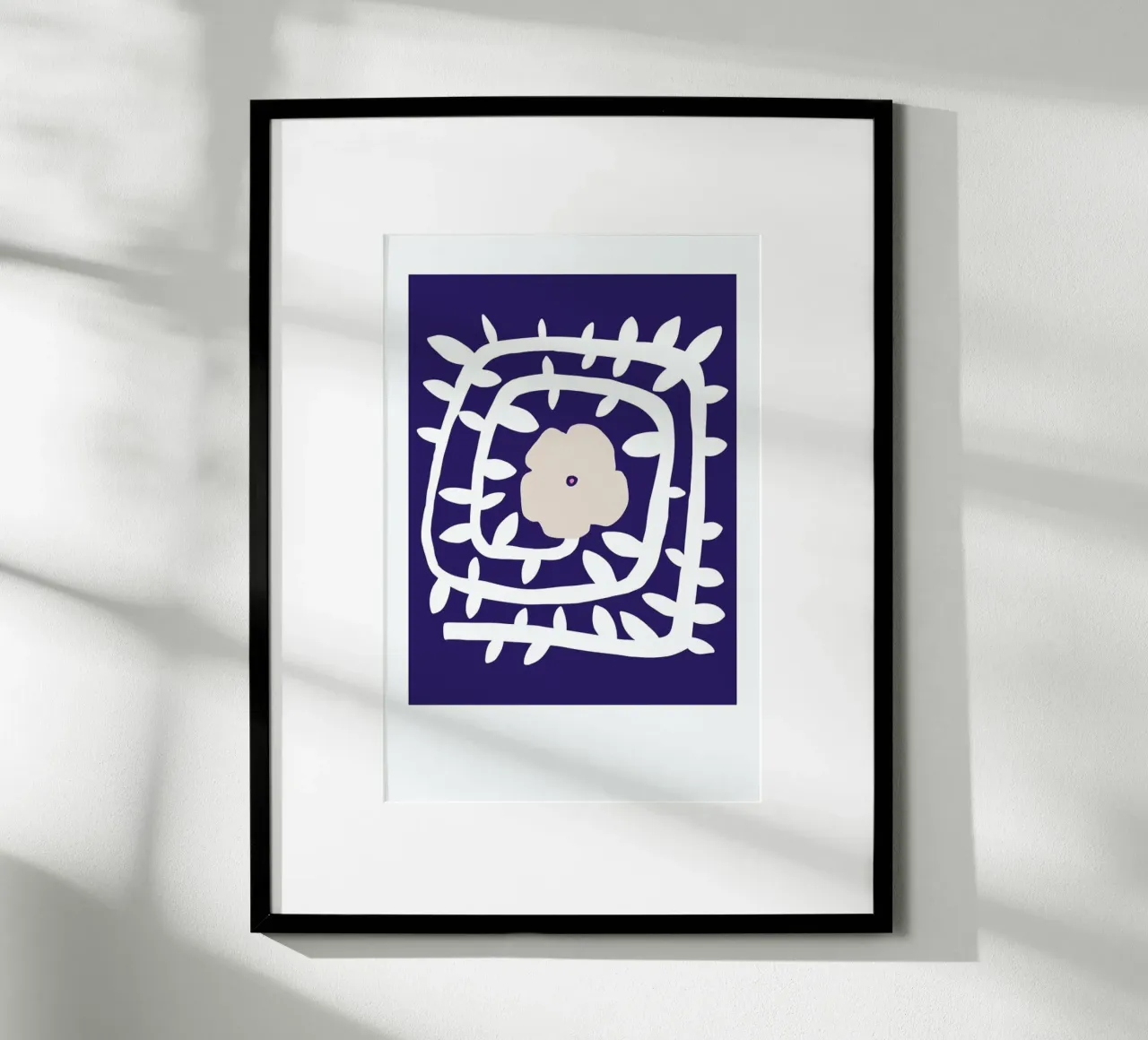 Flowery No. 5 poster con telaio in plastica da typealive