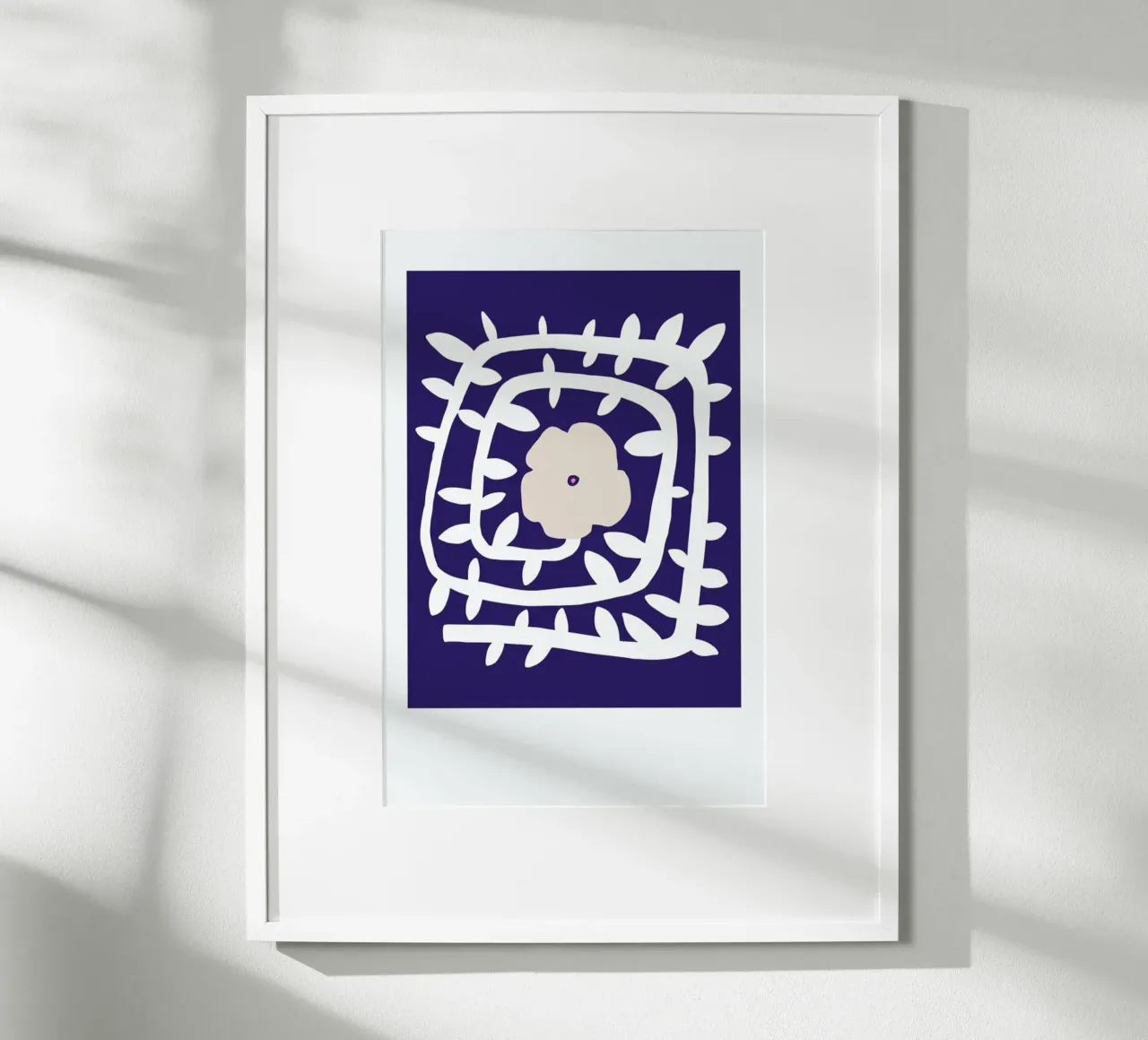 Flowery No. 5 poster con telaio in plastica da typealive