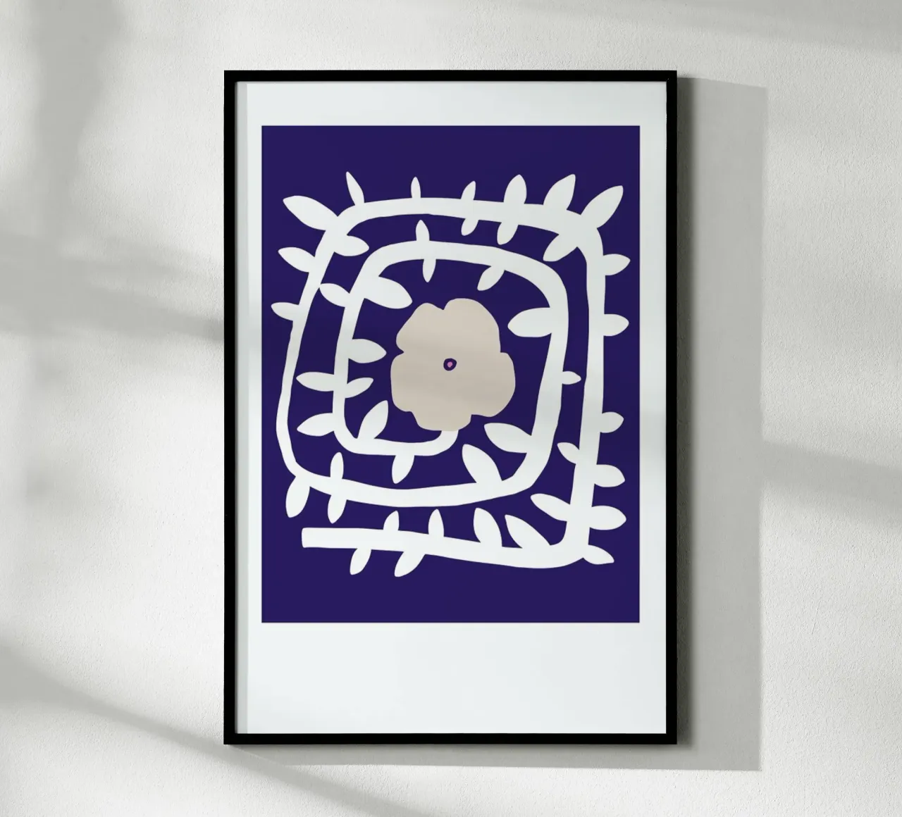 Flowery No. 5 poster con telaio in plastica da typealive
