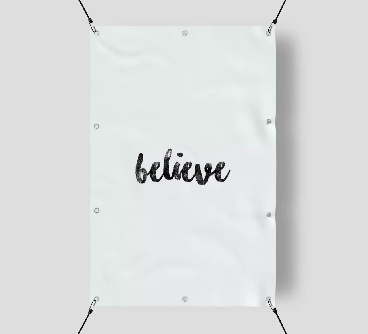 Believe telo in pvc da typed