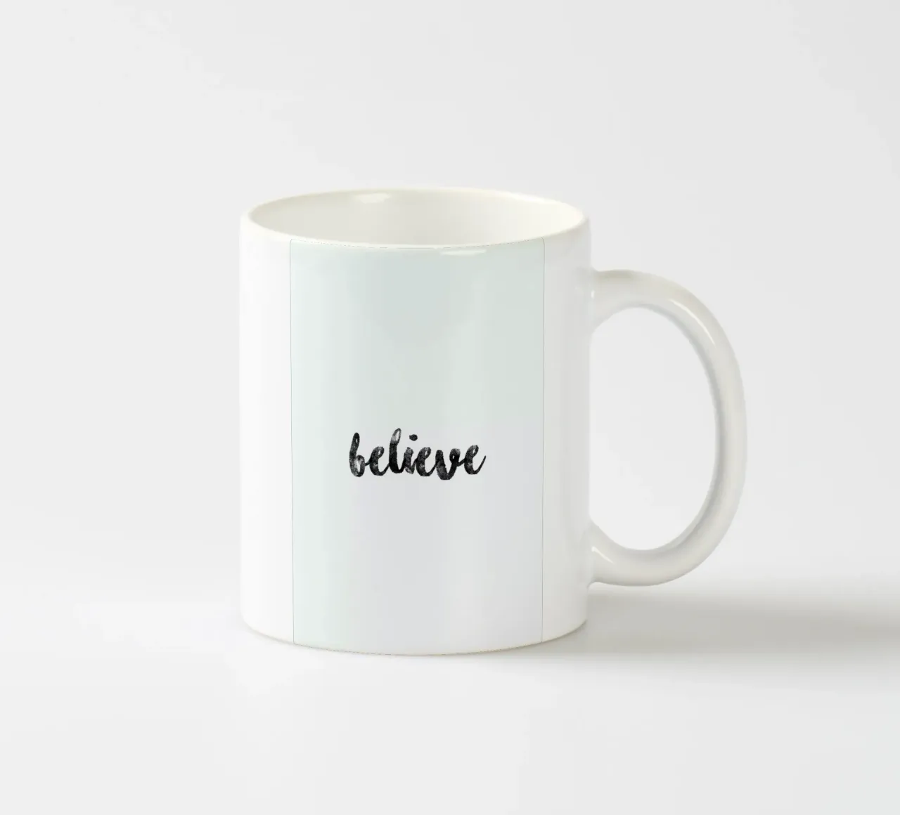 Believe tazza in ceramica da typed