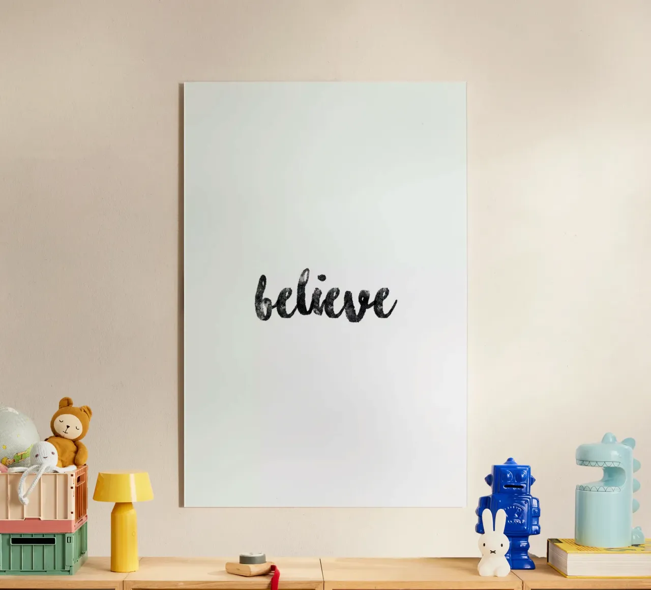 Believe plexiglass da typed