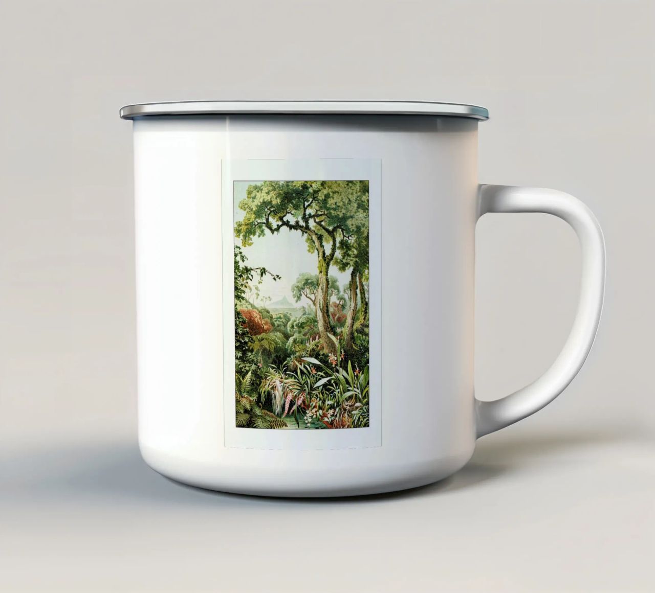 Botanical Forest tazza in smalto da Flora & Fauna