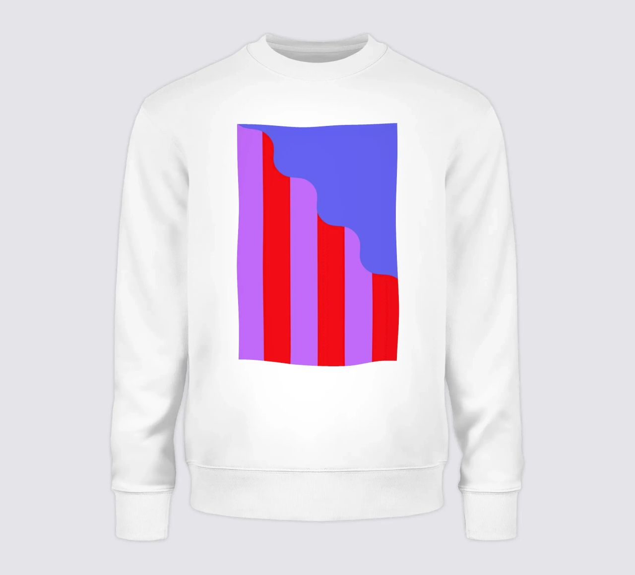 Stripes and Waves felpa da La Come Di