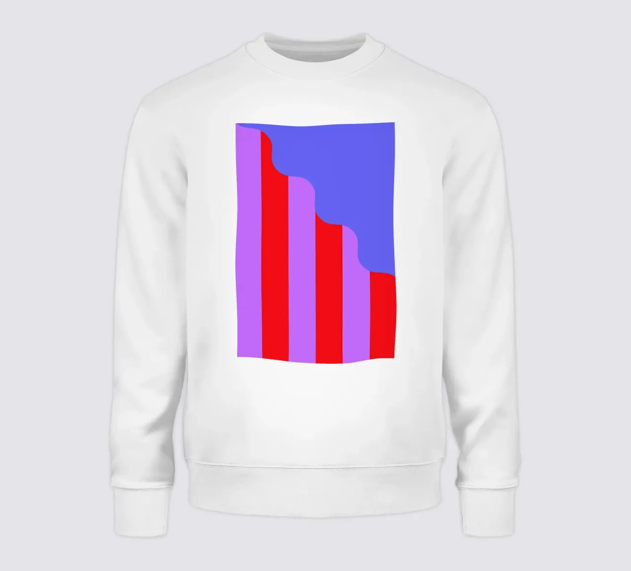 Stripes and Waves felpa da La Come Di