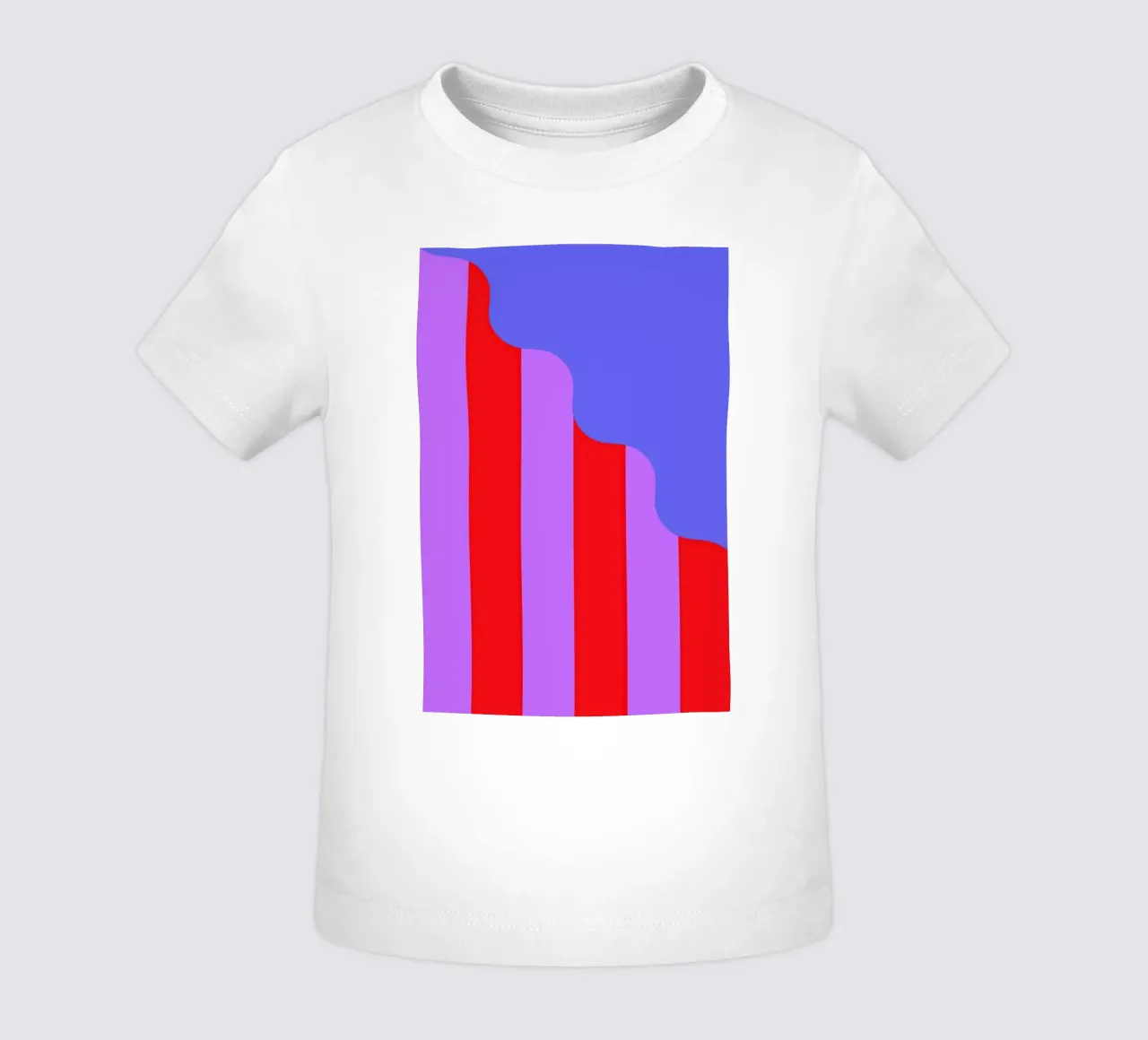 Stripes and Waves maglietta neonato da La Come Di