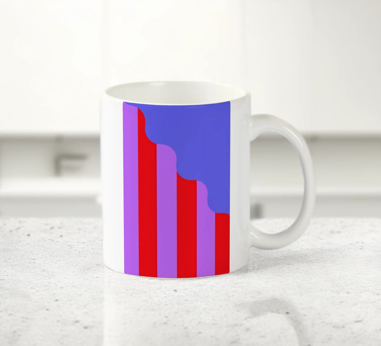 Stripes and Waves tazza in ceramica da La Come Di