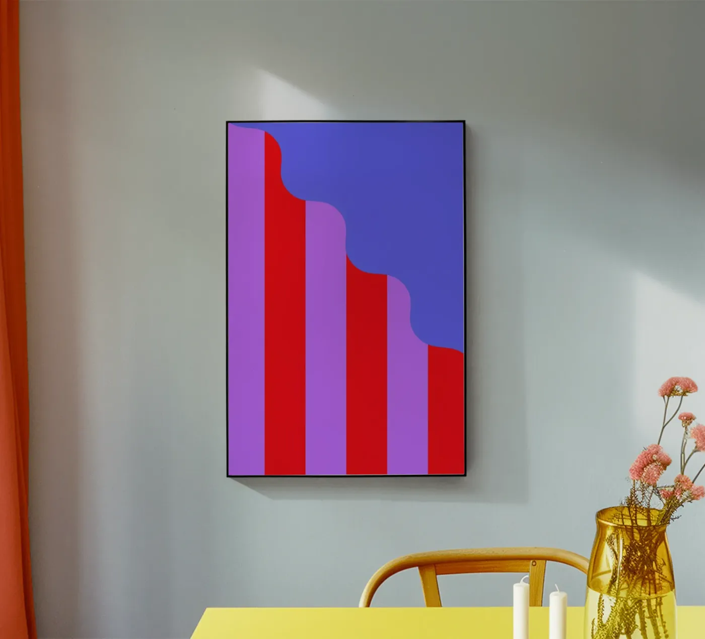 Stripes and Waves plexiglas de La Come Di