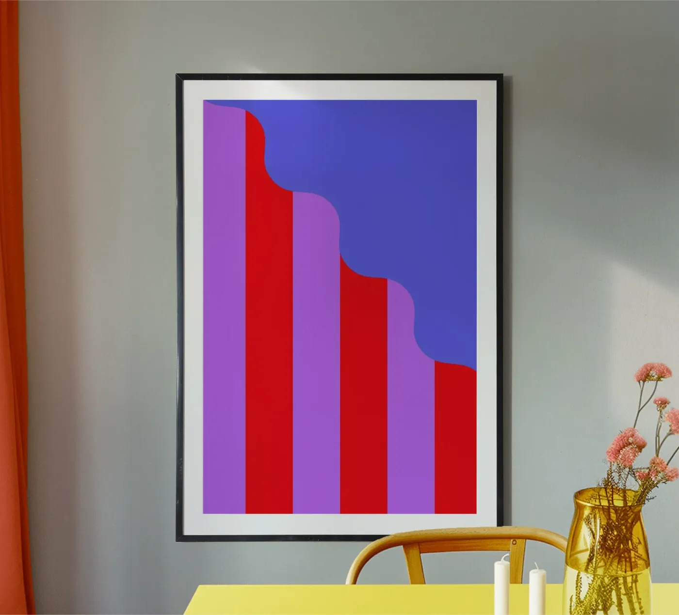 Stripes and Waves poster da La Come Di