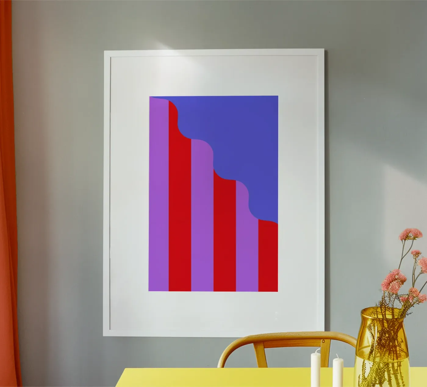 Stripes and Waves poster da La Come Di