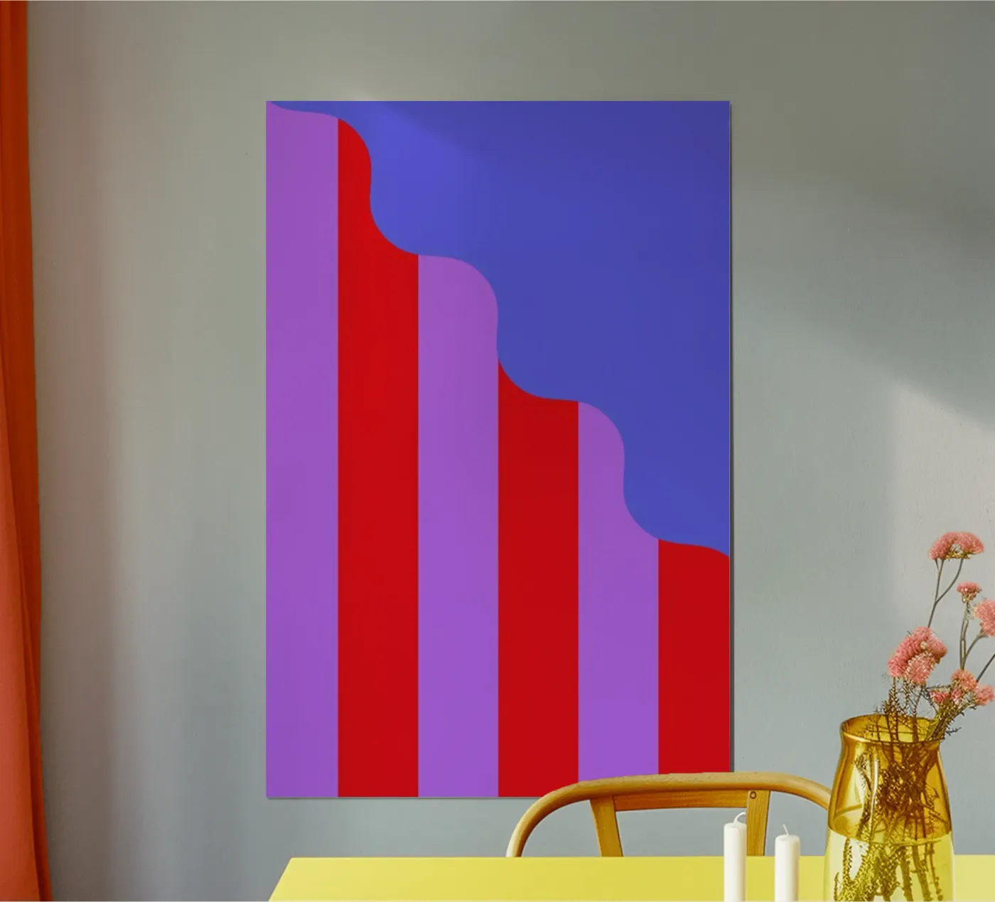 Stripes and Waves poster da La Come Di